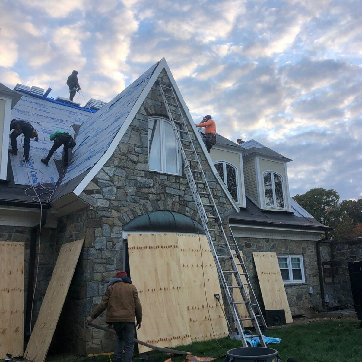 Roof install- Gutter Ethics LLC